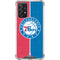 NBA Philadelphia 76ers Canvas Split Galaxy A72 5G Clear Case