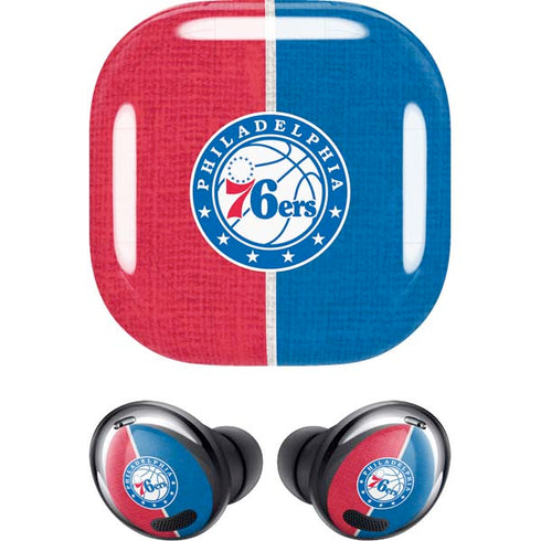 NBA Philadelphia 76ers Canvas Split Galaxy Buds Pro Skin