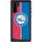 NBA Philadelphia 76ers Canvas Split Galaxy Note 10 Waterproof Case