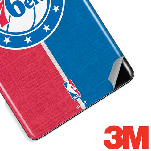 NBA Philadelphia 76ers Canvas Split Galaxy Note 8 Skin