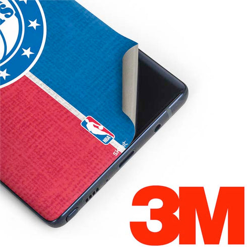 NBA Philadelphia 76ers Canvas Split Galaxy Note 9 Skin