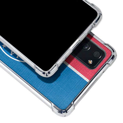 NBA Philadelphia 76ers Canvas Split Galaxy S20 FE Clear Case