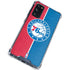 NBA Philadelphia 76ers Canvas Split Galaxy S20 FE Clear Case