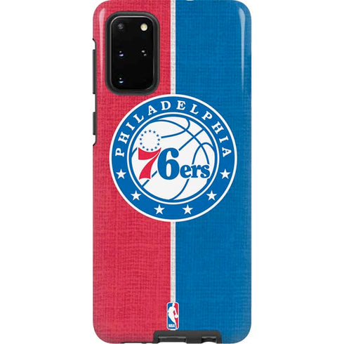 NBA Philadelphia 76ers Canvas Split Galaxy S20 Plus Pro Case