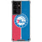NBA Philadelphia 76ers Canvas Split Galaxy S21 Ultra 5G Clear Case