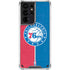 NBA Philadelphia 76ers Canvas Split Galaxy S21 Ultra 5G Clear Case