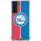 NBA Philadelphia 76ers Canvas Split Galaxy S22 Clear Case
