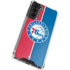 NBA Philadelphia 76ers Canvas Split Galaxy S22 Clear Case