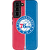 NBA Philadelphia 76ers Canvas Split Galaxy S22 Pro Case