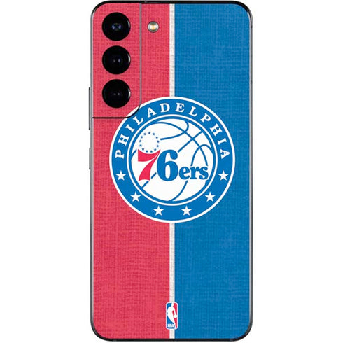 NBA Philadelphia 76ers Canvas Split Galaxy S22 Skin