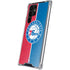 NBA Philadelphia 76ers Canvas Split Galaxy S22 Ultra Clear Case