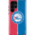 NBA Philadelphia 76ers Canvas Split Galaxy S22 Ultra Pro Case