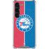 NBA Philadelphia 76ers Canvas Split Galaxy S23 Clear Case