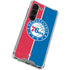 NBA Philadelphia 76ers Canvas Split Galaxy S23 Clear Case