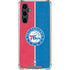 NBA Philadelphia 76ers Canvas Split Galaxy S23 FE Clear Case