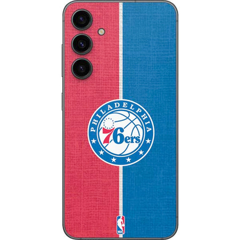 NBA Philadelphia 76ers Canvas Split Galaxy S23 FE Skin