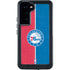 NBA Philadelphia 76ers Canvas Split Galaxy S23 Plus Waterproof Case