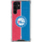 NBA Philadelphia 76ers Canvas Split Galaxy S24 Ultra Clear Case