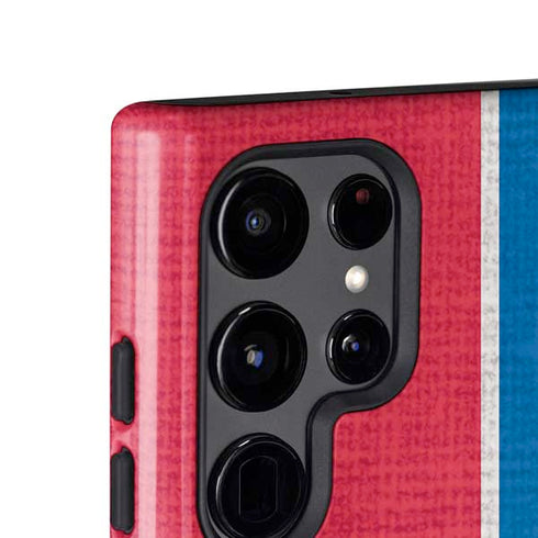 NBA Philadelphia 76ers Canvas Split Galaxy S24 Ultra Impact Case