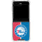 NBA Philadelphia 76ers Canvas Split Galaxy Z Flip5 5G Clear Case