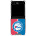 NBA Philadelphia 76ers Canvas Split Galaxy Z Flip5 5G Clear Case