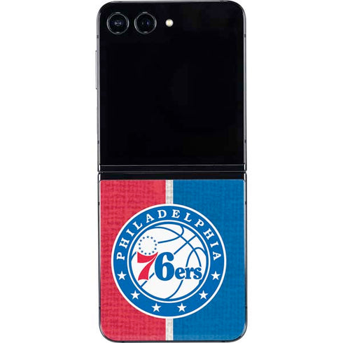 NBA Philadelphia 76ers Canvas Split Galaxy Z Flip5 5G Skin