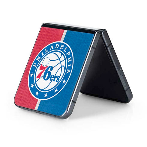 NBA Philadelphia 76ers Canvas Split Galaxy Z Flip5 5G Skin