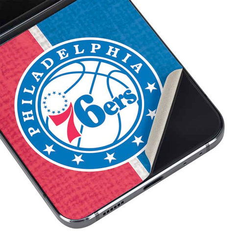 NBA Philadelphia 76ers Canvas Split Galaxy Z Flip5 5G Skin