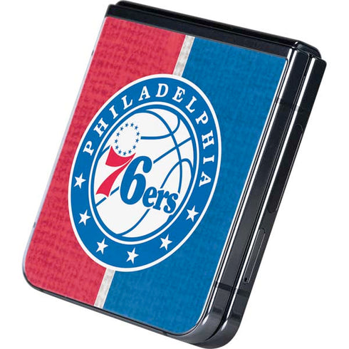 NBA Philadelphia 76ers Canvas Split Galaxy Z Flip5 5G Skin