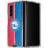 NBA Philadelphia 76ers Canvas Split Galaxy Z Fold4 5G Clear Case