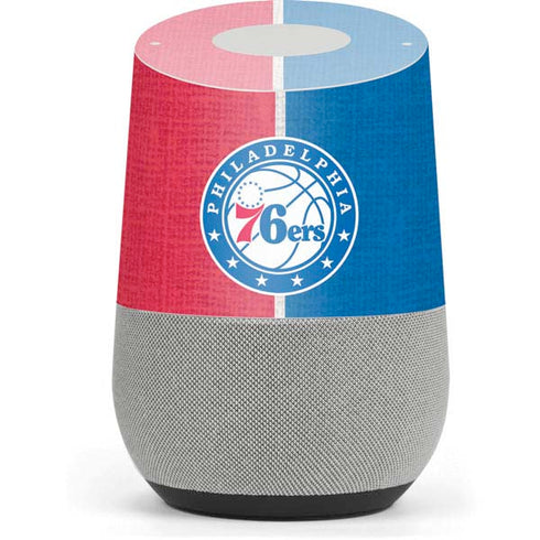 NBA Philadelphia 76ers Canvas Split Google Home Skin