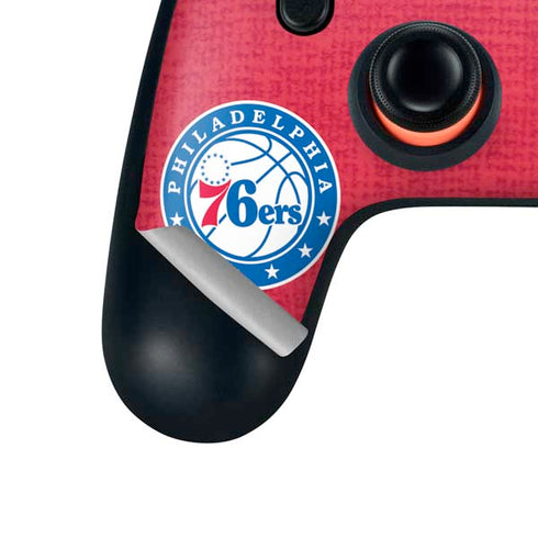 NBA Philadelphia 76ers Canvas Split Google Stadia Controller Skin