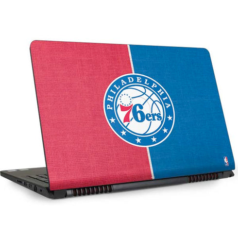 NBA Philadelphia 76ers Canvas Split Dell Inspiron Skin