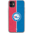 NBA Philadelphia 76ers Canvas Split iPhone 11 Clear Case