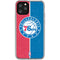 NBA Philadelphia 76ers Canvas Split iPhone 11 Pro Clear Case