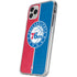 NBA Philadelphia 76ers Canvas Split iPhone 11 Pro Clear Case