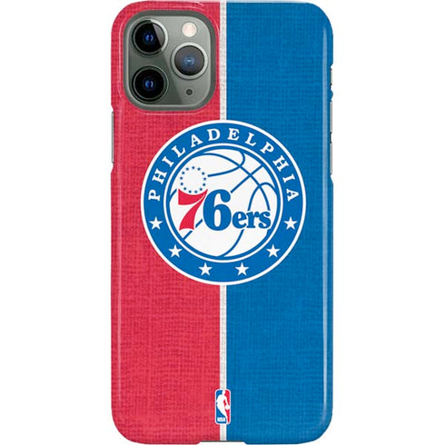 NBA Philadelphia 76ers Canvas Split iPhone 11 Pro Lite Case