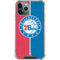 NBA Philadelphia 76ers Canvas Split iPhone 11 Pro Max Clear Case