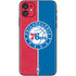 NBA Philadelphia 76ers Canvas Split iPhone 11 Skin