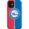 NBA Philadelphia 76ers Canvas Split iPhone 12 Mini Impact Case