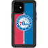 NBA Philadelphia 76ers Canvas Split iPhone 12 Mini Waterproof Case
