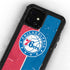 NBA Philadelphia 76ers Canvas Split iPhone 12 Mini Waterproof Case