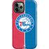 NBA Philadelphia 76ers Canvas Split iPhone 12 Pro Max Impact Case