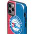 NBA Philadelphia 76ers Canvas Split iPhone 12 Pro Max Impact Case