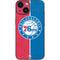 NBA Philadelphia 76ers Canvas Split iPhone 13 Mini Skin