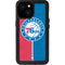 NBA Philadelphia 76ers Canvas Split iPhone 13 Mini Waterproof Case