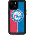 NBA Philadelphia 76ers Canvas Split iPhone 13 Mini Waterproof Case