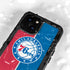 NBA Philadelphia 76ers Canvas Split iPhone 13 Mini Waterproof Case