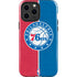 NBA Philadelphia 76ers Canvas Split iPhone 13 Pro Max Impact Case