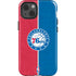 NBA Philadelphia 76ers Canvas Split iPhone 15 Impact Case